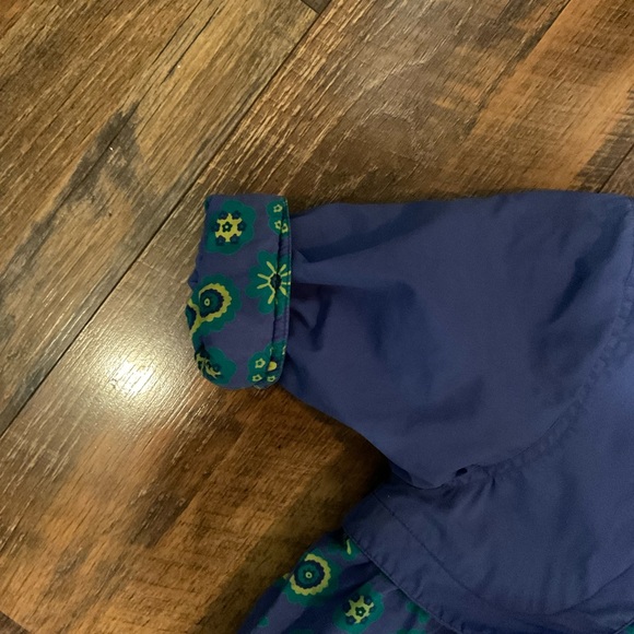 Vintage Gymboree Flower Print Hooded Snow Suit Coat S - Picture 6 of 8